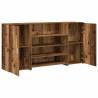 Reception Desk Old Wood 200x50 cm - Durable & Stylish