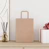 50 Brown Paper Bags with Handles | Eco-Friendly & Durable