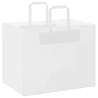 250 White Paper Bags with Handles - Eco-Friendly & Durable