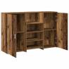 Stylish Old Wood Reception Desk | Durable Engineered Wood