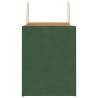 Eco-Friendly Green Paper Bags with Handles - 50 pcs | HipoMarket