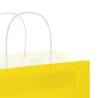 Yellow Paper Bags with Handles - 50 pcs | Eco-Friendly Packaging