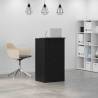 Reception Desk Black 55x50x103.5 cm - Durable & Stylish