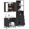 3 Piece Black Bathroom Furniture Set | Durable & Stylish