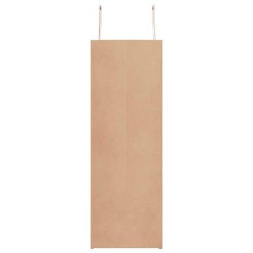 50 Brown Paper Bags with Handles - Durable & Recyclable