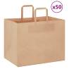  Paper Bags 50 pcs with Handles Brown 32x22x24 cm Colour brown Size 32 x 22 x 24 cm Quantity in Package 50 