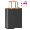  Paper Bags 250 pcs with Handles Black 18x8x22 cm Colour black Size 18 x 8 x 22 cm Quantity in Package 250 