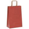 Red Paper Bags with Handles - 250 pcs | Eco-Friendly Packaging