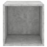 Concrete Grey Wall Cabinets - 2 pcs 37x37 cm | HipoMarket