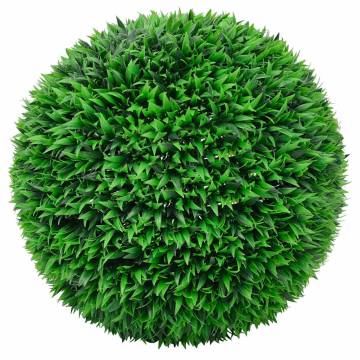 Artificial Boxwood Balls with LED Lights - 2 pcs Green 55 cm