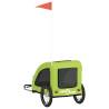 Pet Bike Trailer - Green Oxford Fabric & Iron for Comfort