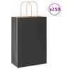  Paper Bags 250 pcs with Handles Black 21x11x31 cm Colour black Size 22 x 11 x 31 cm Quantity in Package 250 