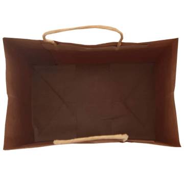 250 Black Paper Bags with Handles - Eco-Friendly & Durable