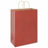 Paper Bags 250 pcs with Handles Red 32x17x44 cm - Eco-Friendly