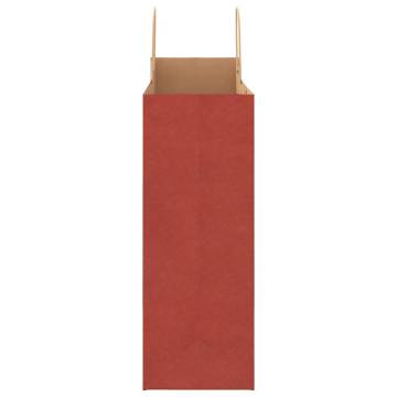 Paper Bags 250 pcs with Handles Red 32x17x44 cm - Eco-Friendly