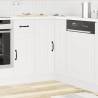 Kitchen Corner Base Cabinet Kalmar - White Engineered Wood