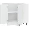 Kalmar Concrete Grey Kitchen Corner Base Cabinet - Optimize Space