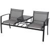 ProGarden Two-Seater Garden Bench & Table - Perfect for Outdoors