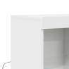 Elegant White Sideboard 81x37x100 cm - Durable Storage Solution