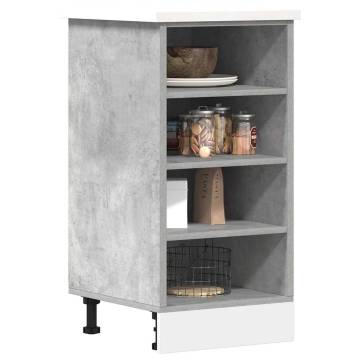 Bottom Cabinet Concrete Grey – Stylish Storage Solution