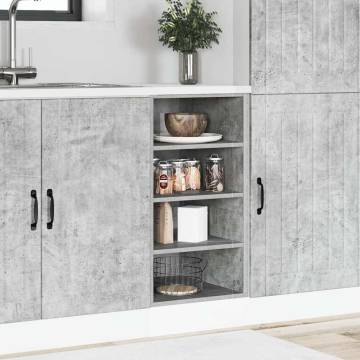 Bottom Cabinet Concrete Grey – Stylish Storage Solution