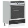  Oven Cabinet Kalmar Black Engineered Wood Colour black Quantity in Package 1 Model oven cabinet 60 cm Number of 