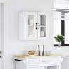 Lucca White Kitchen Wall Cabinet with Glass Door | HipoMarket