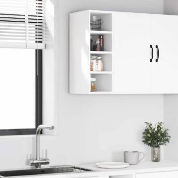 Hanging Cabinet White - 20x29.5x60 cm Engineered Wood