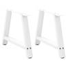  Coffee Table Legs A-Shaped 2 pcs White 60x(42-43) cm Steel Colour white Size 60 x (42-43) cm Quantity in Package 1 Number of 