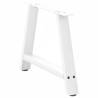 Coffee Table Legs A-Shaped White 60x(42-43) cm - Hipomarket