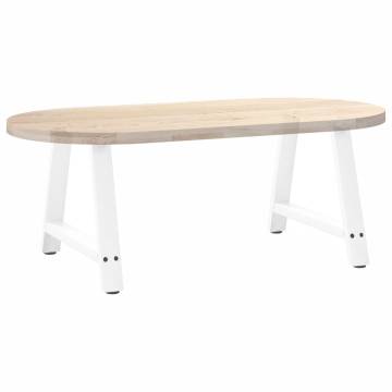 Coffee Table Legs A-Shaped White 60x(42-43) cm - Hipomarket