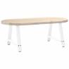 Coffee Table Legs A-Shaped White 60x(42-43) cm - Hipomarket