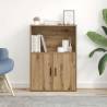 Bookcase Artisan Oak | Durable Engineered Wood | Hipomarket UK