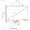 72 Inch Tripod Projection Screen | Perfect for Home & Office