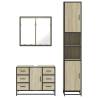 4 Piece Bathroom Furniture Set - Sonoma Oak - Stylish & Durable