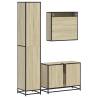 4 Piece Bathroom Furniture Set - Sonoma Oak - Stylish & Durable