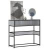  Console Table Grey Sonoma 90x35x80 cm Engineered Wood Colour grey sonoma Quantity in Package 1 