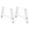  Coffee Table Legs A-Shaped 2 pcs White 60x(30-31) cm Steel Colour white Size 60 x (30-31) cm Quantity in Package 1 Number of 