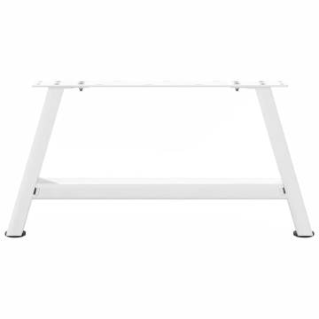 A-Shaped Coffee Table Legs - White Steel | Hipomarket UK