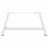 A-Shaped Coffee Table Legs - White Steel | Hipomarket UK