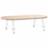 A-Shaped Coffee Table Legs - White Steel | Hipomarket UK