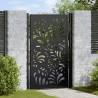  Garden Gate Black 105x155 cm Steel Wave Design Colour steel/black Size 105 x 155 cm Model wave design 