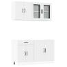 4 Piece Kitchen Cabinet Set Kalmar White - Stylish & Durable