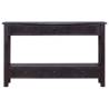 Console Table Light Black Coffee - Solid Mahogany Wood 120x30x75