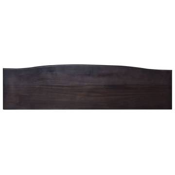 Console Table Light Black Coffee - Solid Mahogany Wood 120x30x75