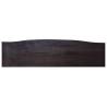 Console Table Light Black Coffee - Solid Mahogany Wood 120x30x75