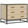 Drawer Cabinet Sonoma Oak 70x41x56 cm | Stylish Storage Solution