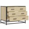 Drawer Cabinet Sonoma Oak 70x41x56 cm | Stylish Storage Solution