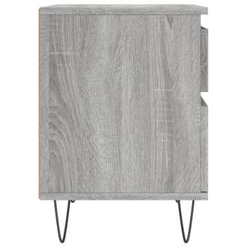 Grey Sonoma Bedside Cabinets - 2 Piece Set | HipoMarket