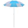 Beach Umbrella Shelter - Blue & White 180 cm | Hipomarket